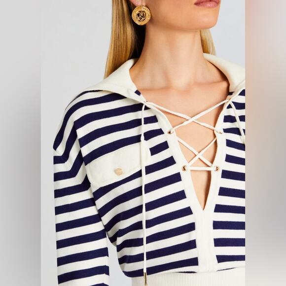 SER.O.YA ROSE KNIT TOP | SLIGHTLY USED - Picture 3 of 8